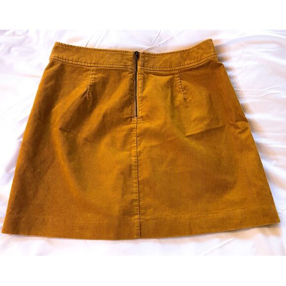J. Crew Mini Skirt | Goldenrod Corduroy - Picture 5 of 9